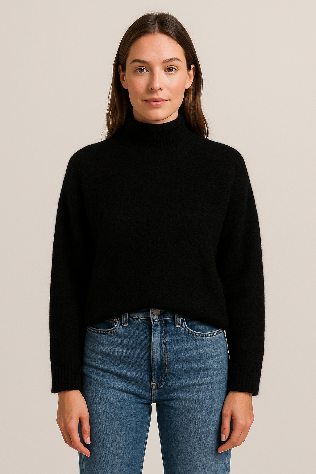 Elegancki sweter z wełny